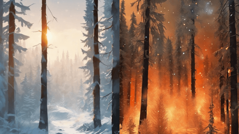 Winter Tames Wildfires - Temporarily