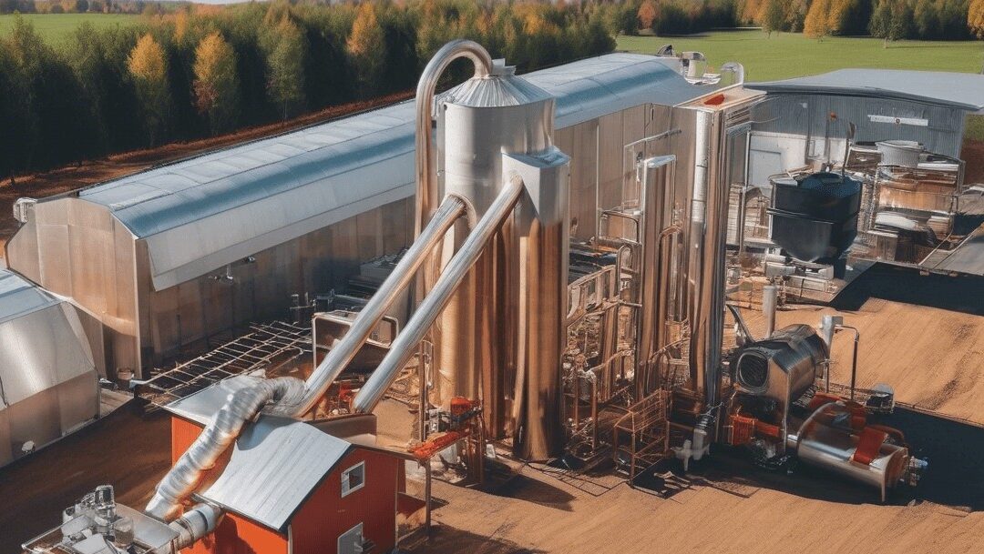 Bioheat-system-converting-wood-chips