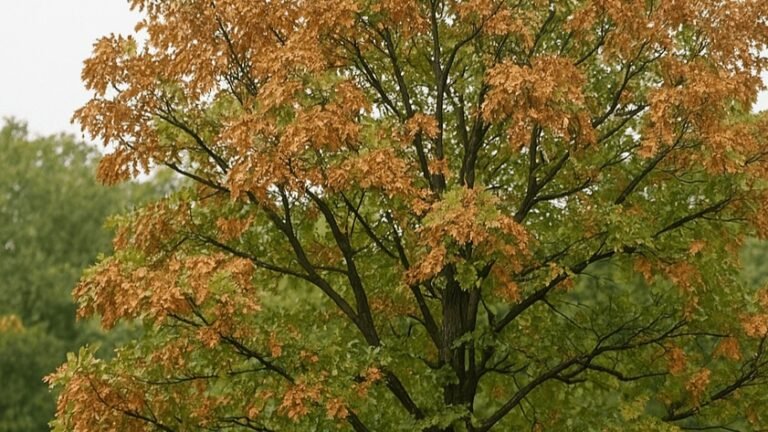 Wilting oak