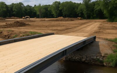 CLT Temporary Bridges Offer Fast, Cost-Effective Access for Construction Projects