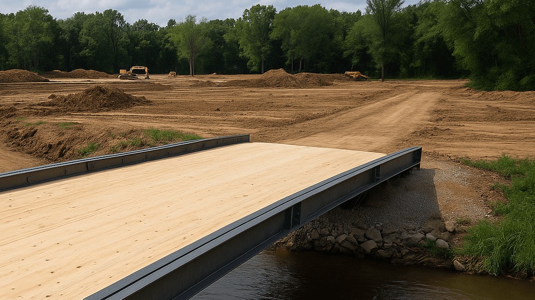 CLT Temporary Bridges Offer Fast, Cost-Effective Access for Construction Projects