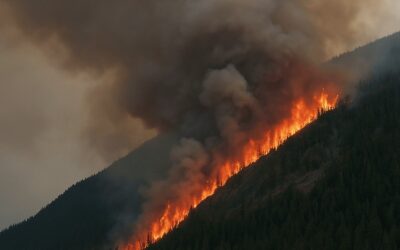 Wesley Ridge Wildfire Expected to Produce Smoke for Weeks