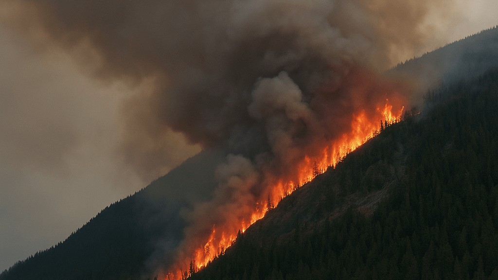 Wesley Ridge Wildfire Expected to Produce Smoke for Weeks