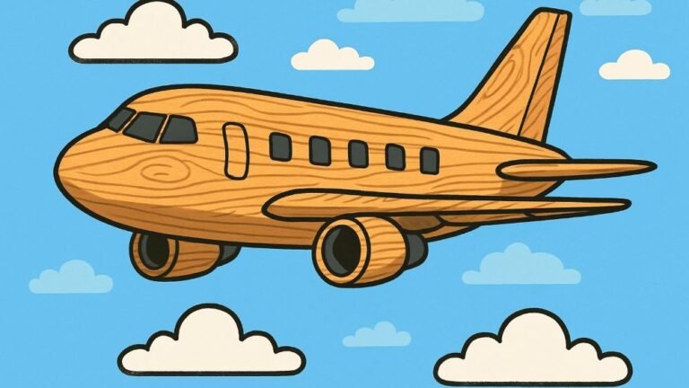 wooden plane