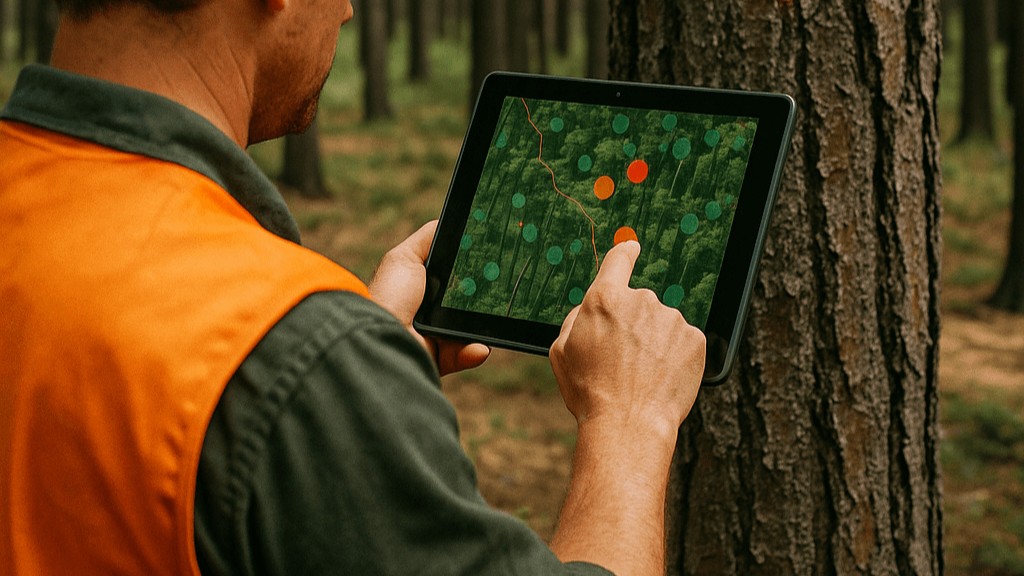 digital tree marking