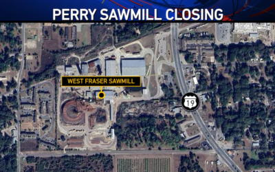 West Fraser Sawmill in Perry, Florida to Permanently Close, Resulting in Job Losses