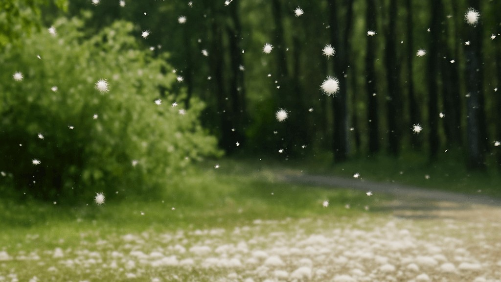 tree seed fluff