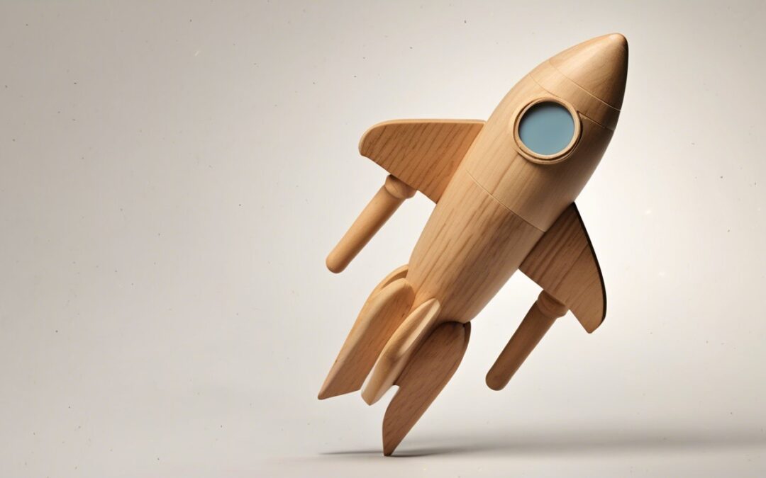 wooden satellite